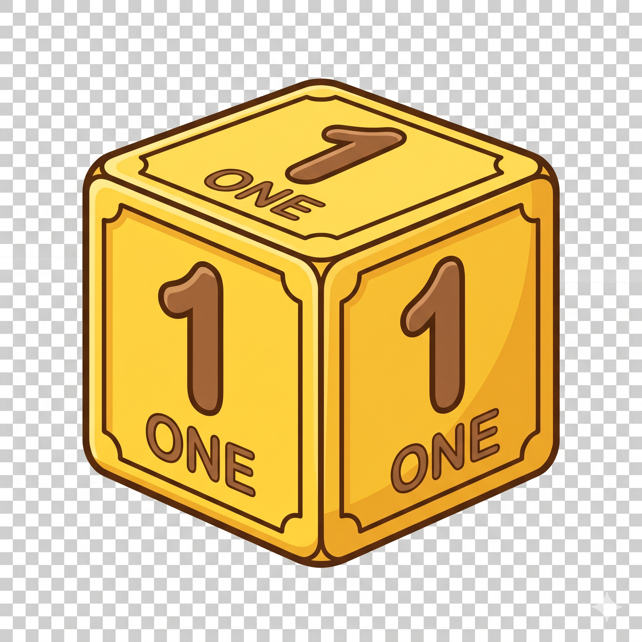 one