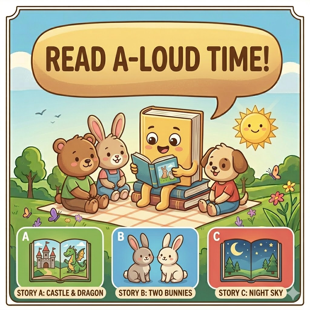 Kids reading